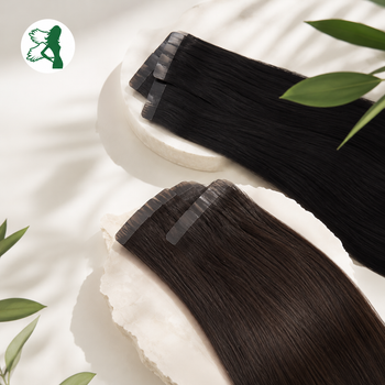 Invisible Tape Black / Natural Hair DD Quality Color Black And Natural Texture Smooth And Soft Finish Luxurious Finish Material 100% Human Hair - Dewa Dewi Hair - Indonesia