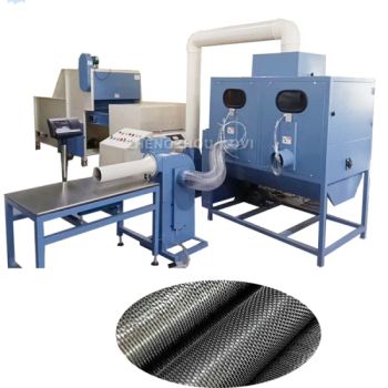 Fiber Opener Silicone Polyester Fiber Opening Carding Recycling Machine Pillow Filling Machine - Zhengzhou Kovi Machinery Co., Ltd - China