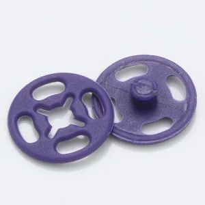 Colorful Nylon Snap Buttons Invisible Plastic Buttons Shirt Anti Walking Dark Buttons Children's Clothing Buttons - Ningbo Roff Industry Co., Ltd - China