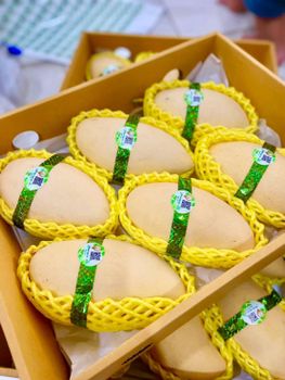 Thai Golden Nam Dok Mai Mango Grade A-C Type Fresh Origin Thailand Texture Firm, Fine Color Golden-yellow Flavor Sweet And Fragrant - THAI INTERCHANGE CO., LTD. - Thailand