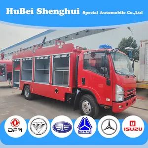 Foam and Water Combine Types of Fire Trucks 4 Cubic Meter I Suzu Fire Rescue Truck - Hubei Shenghui Special Automobile Co., Ltd. - China