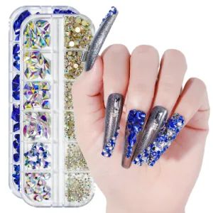 Nail Diamond Magic Alien Flat Flat Nail Diamond Glass Diamond Jewelry - Guangzhou King Style Trading Co., Ltd. - China