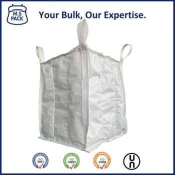 Customized 1000kg PP Woven Big Bags Baffle PE Lining Bulk Polyethylene Waterproof PE Liner 1000kg FIBC Container Bags Plastic - Xuzhou Multi Solution Packaging Co., Ltd. - China
