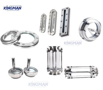 304/316L Sanitary Hygienic Straight Sight Glass with clear brash/multi-angle lighting - Kingman Fluid (zhejiang)Co., Ltd - China