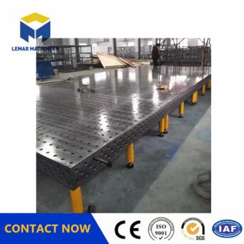 1500 3000 100mm D16 Cast Iron Modular Fixture Table - Wuxi Lemar Machinery Equipments Co., Ltd. - China