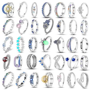 925 Sterling Sliver Zircon Moissanite Engagement Party Rings Fine Jewelry Gift (CFFJR26002) - Guangzhou Chifo Technology Co., Ltd. - China