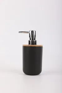 Bathroom Accessories Set Soap Dispenser Color Black Origin China Style One Head Model NO. GUD05 Trademark Gidea Material Plastic - Ningbo General Union Co., Ltd. - China