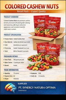 Colored Cashew Nuts