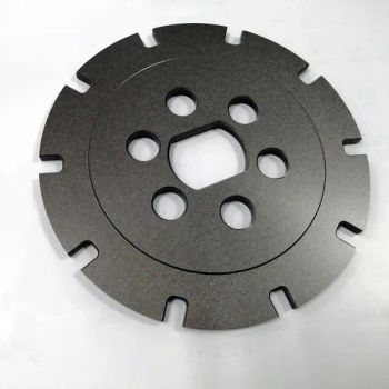 High Precision Customized Aluminum 6061 Hard Anodizing CNC Machining Turned Parts for Brake Disc Components - Qing Dao Xiang Bai Mu Machinery Co., Ltd. - China
