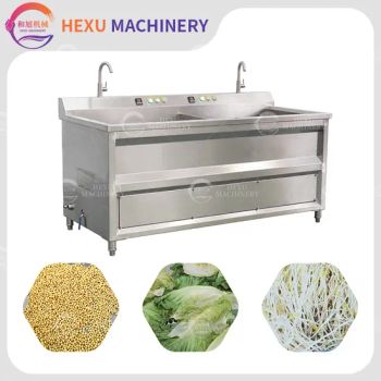 Vegetable Washing Machine Farm Air Bubble Washing Machine with Ozone - Zhaoqing Hexu Machinery Co., Ltd. - China