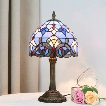 Tiffany Table Lighting Art Glass Colors Desk Light Home Bedroom Bedside Reading Lamp - Zhongshan Wynns Lighting Co.,Ltd - China