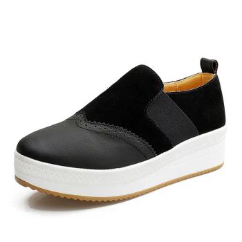 Superstarer Cheap Handmade Casual Leather Shoes Comfortable Thick Bottom Height Increasing Casual Shoes - Jinjiang Superstarer Import & Export Co., Ltd. - China