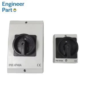 PV Accessories Outdoor Rotary Control Waterproof High Voltage AC Isolator Switch with Socket - Dongguan Engineer Technology Co., Limited - China