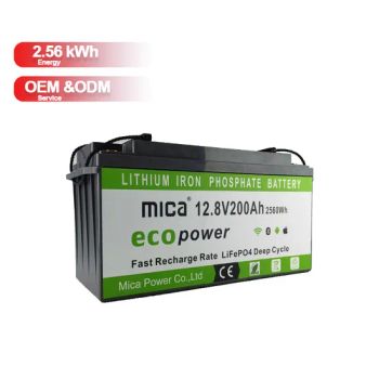 15 Years CE Un38.3 12V 200ah Lithium LiFePO4 Battery Pack Lead Acid Battery Replacement 12.8V 200ah 2.56kwh Golf Cart Yacht Boat RV Solar Energy Storage Battery - Mica Power Co., Ltd. - China