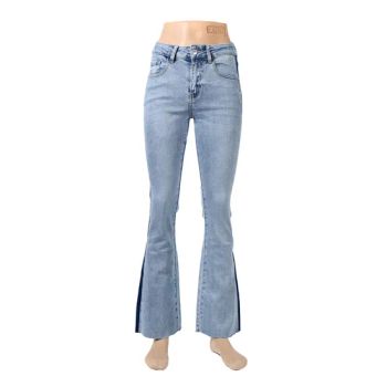 Custom 2022 Popular High Waist Womens Mom Pants Flare Pants Jeans - Foshan Shunde Tianxiu Garment Co., Ltd. - China