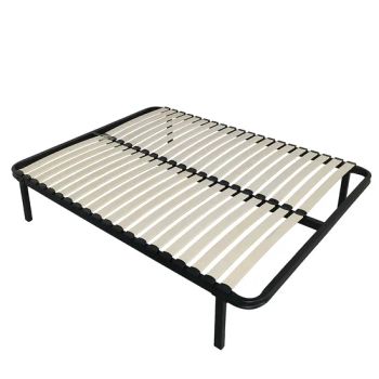 UK Design Modern Furniture Bedroom Set Metal Bed Frame with Wood Slats - Bazhou Qianxiang Smart Home Technology Co., Ltd. - China
