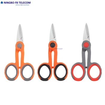 Assurance Stainless Steel Kevlar Scissors Fiber Optic Cable Kevlar Cutter Scissors Shears - Ningbo FB Communication Technology Co., Ltd. - China