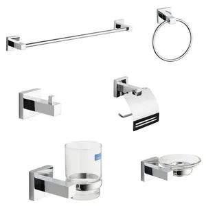 Fancy Decorative New Design Zinc Alloy Chrome Bath Hardware Sets - Wenzhou Baogeli Sanitary Wares Co., Ltd. - China