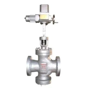 DN50-400 Cast Steel Electric Two-Seat Steam Pressure Reducing Motorized Regulating Valve - Jiangsu Huagong Automatic Control Valve Co., Ltd. - China
