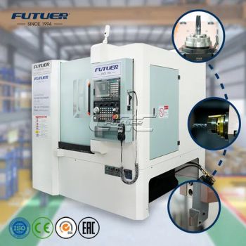 Hydraulic Turret CNC Lathe Machine Custom Machining Turning Center - Guangdong Futuer Machinery Co., Ltd. - China