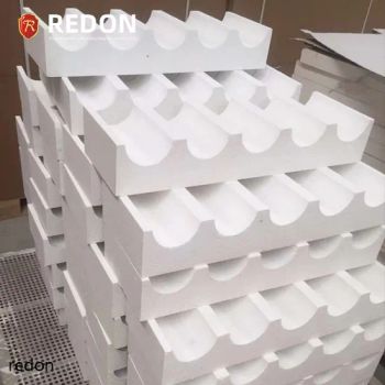Unshaped Refractory Materials Sintering Ceramic Fiber Vacuum Formed Shape for Electric Element Furnaces - Shandong Redon Heat-Resisting Material Co., Ltd. - China