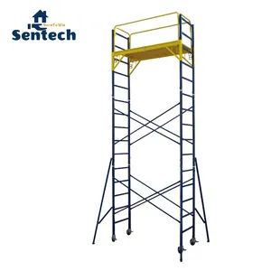 Popular 5.2m Durable Steel Scaffolding with Wheels and Wooden Platform Sthb4923-3 - Sentech (Ningbo) Technology & Development Co., Ltd - China
