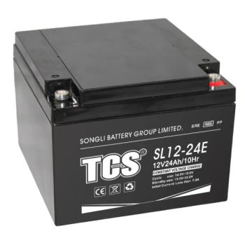 TCS 12 V 24Ah Sealed Lead For Electronic Scales Sl12-24E Capacity 24AH Trademark TCS weight 7.30kg Warranty 1 years Model NO. - XIAMEN SONGLI NEW ENERGY TECHNOLOGY CO., LTD. - China