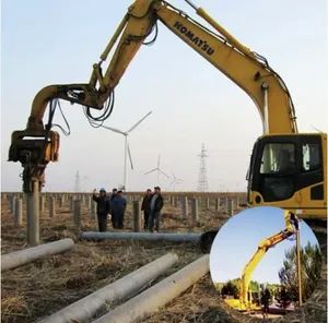 Heavy Duty Excavator Steel Pile Drivers for Volvo Hitachi - Hunan Hongchang Machinery Co., Ltd - China