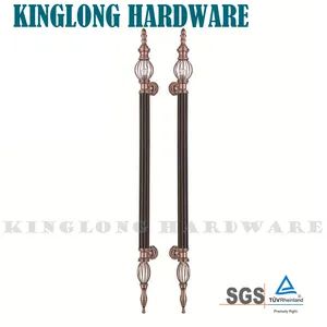 Retro Style Carving Door Handle Glass Door Pull Handle Villa Gate Handles - KingLong Hardware Factory - China