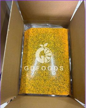 FROZEN PASSION FRUIT PUREE WITH SEED Bag Dimensions 40 X 60 Cm Bag Material Transparent Pa Carton Fastening No Staples Carton Dimensions 560 X 360 X 155 - GDFOODS IMPORT EXPORT COMPANY LIMITED - Vietnam