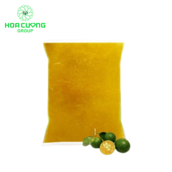 Frozen Calamansi Puree Purity 100% Natural Shelf Life 24 Months Flavor Profile Tangy Shape Customer Request Place of Origin Viet Nam - HOA CUONG AGRICULTURAL JSC  - Vietnam