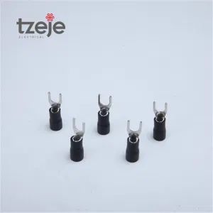 Copper Lug Ring Terminals Solder Pressed Cable Lug Black Color Wire 2.5-4mm - WENZHOU ZHIJIE ELECTRIC CO., LTD. - China