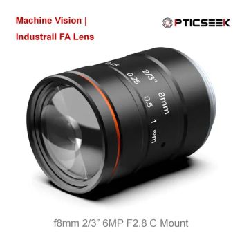 F8mm Machine Vision Lens, C Mount for Machine Vision Camera, Industrial Camera - Fujian Opticseek Optics Co., Ltd - China
