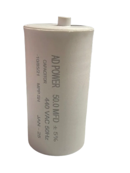 50.0 Mfd Ad Power Ceiling Fan Capacitor, For Fans Terminals 2 Voltage 440 V Brand AD Power Material Plastic Capacitance - Binay Electricals Works - India