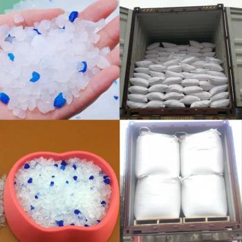 Silica Gel Cat Litter Size Small Trademark grcc Application Cat Origin Shandong Model NO. granular HS Code 3824999999 Port: Qingdao, - Caoxian Mycw Factory - China