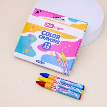 Wholesale 12 Bright Colors Custom Washable Wax Wash Crayon Set for Kids - Jiangsu Dehuang Stationery Co., Ltd. - China