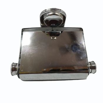 Stainless Steel Toilet Paper Holders Finish Gloss Color Silver Feature Rust Proof Material Stainless Steel Mounting Type Wall - Satisfactory - India