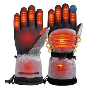 Winter Thermal Hand Warmer Electric Car Heat Glove Skiing Motorcycle War Two Choices 3.7 V Battery Waterproof Heated Gloves - Suzhou Highview Technology Co., Ltd - China