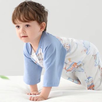Eco Certified Baby Sleeping Bags with Biodegradable Filling Breathable Muslin Summer Sleep Suit Bag Bamboo Fiber Lightweight - Jiangxi USBETTAS Maternal and Child Products Co., Ltd - China
