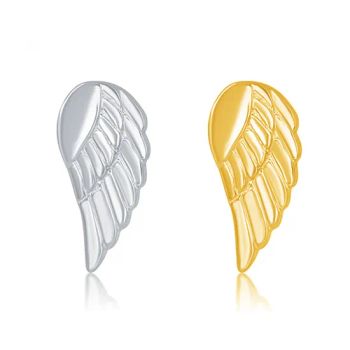 Fashion Implant Grade G23 Titanium Angel Wings Feather Earrings Labret Studs Body Piercing Jewelry - Dongguan Jiang Titanium Jewelry Co., LTD - China