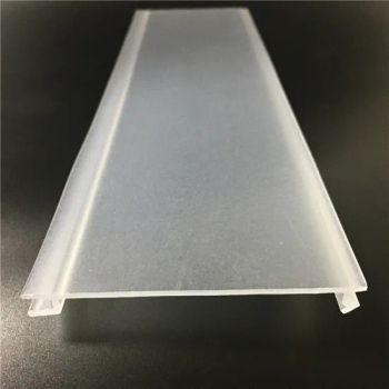 90mm Wide Frosted Plastic Lamp Cover Shape U Shape Model NO. LS161 HS Code 39162010 Specification 4ft length Certification CE, RoHS, ISO - Dongguan City Tangxia Dachang Plastic Hardware Processing Factory - China