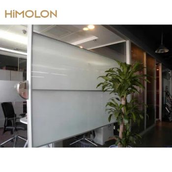 Modern Office Workstation Cubicle Double Glass Partition Wall Blinds Partiton in China - Foshan Himolon Home Technology Co., Ltd - China
