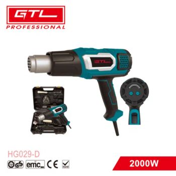 2000W Hot Air Gun Temperature Adjustable Electric Heat Gun for Stripping Paint, Soldering Pipes, Shrinking - CHINA GTL TOOLS GROUP LTD. - China