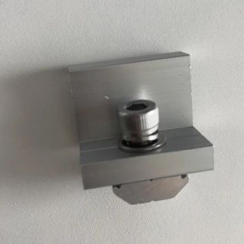 Aluminum Solar Bracket End Clamp for Solar Panel Installation - Xiamen Leon Solar Technology Co., Ltd - China