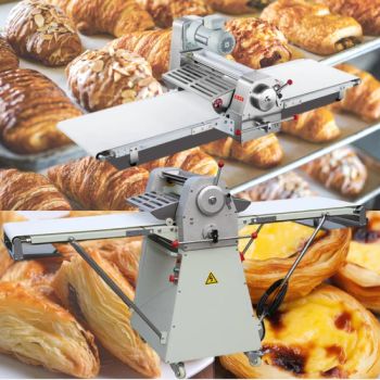 Commercial Electric Automatic Best Bread Buy Mini Master Sheet Small Stainless Steel Puff Pasta Bakery Dough Sheeter Machine Patisserie Roller Pastry Equipments - Guangzhou R&M Machinery Co., Ltd. - China
