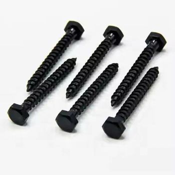 Stainless Steel Screws, Black Oxide/Zinc Plated/HDG Carbon Steel Wood Screw/Hex Lag Screws for Wood Applications - Bolnut Fastener Co., Ltd - China