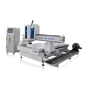 4 Axis CNC Engraving Milling Machines/1325 Woodworking CNC Router Engraver/3D Rotary Axis Wood Carving Machine - SHANDONG IGOLDEN CNC TECHNOLOGY CO., LTD. - China