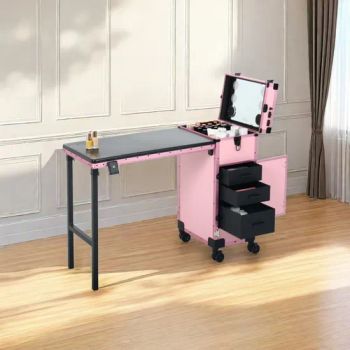 Portable and Foldable Nail Polish Storage Studio Tech Table Technician Nail Desks - Shenzhen Dreamit Tech Limited - China
