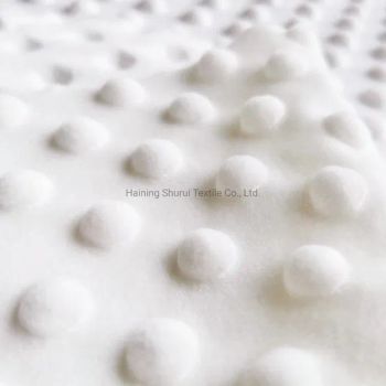 100% Polyester Knitting Velvet Fabric for Baby Blanket Products Physical Feature Medium Strength HS Code 60019200 Trademark No - Haining Shurui Textile Co., Ltd. - China