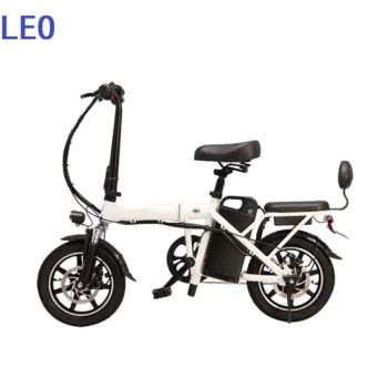 Leo Electric Bicycle Electric Folding Bike 350W 2 Wheel Kick Folding Foldable Scooter - Wuxi Leo New Energy Vehicle Co., Ltd. - China
